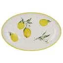 Блюдо BonaDI Сочные лимоны овальное керамическое 29х18.7х3см бело-желтый (DM014-LM)      