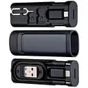 Набор дорожных адаптеров и кабелей 9 в 1 Mcdodo Multifunctional Storage Box WF-1720 черный