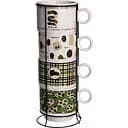 Набор чашек фарфоровых Lucky 4 шт. 300 мл FM-16