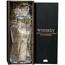 Подарунковий набір віскі Whiskey Stones №11 графин Bormioli Rocco Cassiopea в дерев'яному пеналі