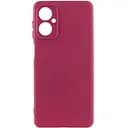 Чохол Silicone Cover Lakshmi Full Camera (A) для Motorola Moto G14 Бордовий / Marsala