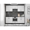 Кухня модульная Эверест Оптима набор №8 Белый 2,2м (EVR-5724)