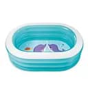 Дитячий надувний басейн Дельфіни 57482-2, 238 л 163x107x46 см