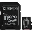 Карта пам'яті Kingston microSDXC Canvas Select Plus 64GB Class 10 UHS-I A1 W-10MB/s R-100MB/s