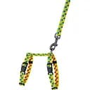 Шлея для кошек и собак мелких пород BronzeDog Urban Art Поп Арт с поводком XXS 15-23 см