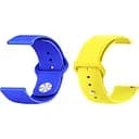 Набір ремінців BeCover Ukrainian Freedom для Honor MagicWatch 2 (22 mm)/Huawei Watch 3 Pro Classic 46 mm Yellow-Blue (707825)