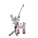 Підвіска новорічна дерев’яна Олень, 9.5 см (В асортименті)