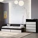 Спальня дитяча Еверест Комплект МІКС 1 з пеленальним комодом (телескопи) венге/білий (EVR-2577)