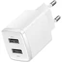 Мережевий зарядний пристрій Baseus Compact Charger 2U 10.5W White (CCXJ010202) [74462]