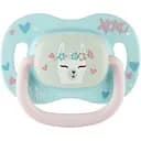 Силіконова симетрична пустушка Canpol babies Exotic Лама, блакитний з рожевим, 0-6 міс. (34/920_lama)