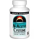 Аминокислота Source Naturals N-Аcetyl Cysteine ​​600 mg 60 таблеток