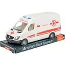 Автомобиль Tigres Mercedes-Benz Sprinter скорая помощь на планшетке белая (39712)