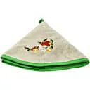 Рушник махровий Izzihome Яблуко з вишивкою 420 г/м2 60 см 1 шт. бежевий (600394)