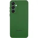 Чохол Silicone Cover Lakshmi Full Camera (AA) with logo для Samsung Galaxy S25 Зелений / Dark green