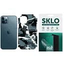 Захисна плівка SKLO Back тил+грані без кутів+лого Camo для Apple iPhone XR 6.1 Блакитний/Army Blue