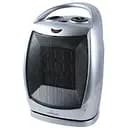 Тепловентилятор Crownberg CB-7749 побутовий обігрівач дуйчик з функцією обертання 1500 Вт Grey