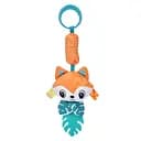 Підвіска м’яка на коляску/ліжко, 32 см, тварина, звук, пискавка, плюш, 12x12x5 см (В асортименті)