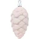 Набір новорічних прикрас на ялинку Dashuri Шишка 4 штуки 4x8 см блиск, пудровий 226602