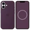 Чохол Epik Silicone case AAA with Magsafe and Animation для Apple iPhone 16, 6.1 Plum