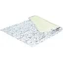 Пеленка непромокаемая Эко Пупс Eco Cotton Бегемотики-птицы двухсторонняя 50х70 см бело-серая