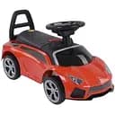 Машинка-толокар Joy LB 404 Російське озвучування, музичний руль, багажник Червоний