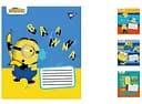 Тетради ученические 12 листов линия. YES Minions2, 25 шт. в упаковке