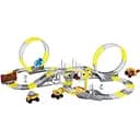 Трек 386 Будівельна техніка 231 деталь, машинка з підсвіткою, декорації, в коробці