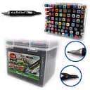 Набор скетчмаркеров TouchCool, 80 цветов, чемоданчик, 0229-80