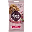 Ласощі кремові для собак Delickcious з качкою та додаванням журавлини 60 г (4х15 г)