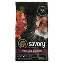 Сухой корм для стерилизованных котов Savory Adult Cat Steril Fresh Lamb & Chicken со свежим мясом ягненка и курицы 0.4 кг