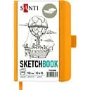 Скетчбук  Santi  для графіки 10×15 см 100 аркушів жовтий (743360)