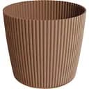  Кашпо для цветов Prosperplast Milly круглый 350 мм каштаново-коричневый