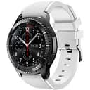 Силиконовый ремешок Watchbands для Samsung Gear S3 - белый (WB001WHITES3)