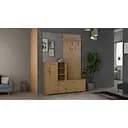 Прихожая модульная с зеркалом ВМК (БРВ) Ветланда II Сосна античная (BRW-1867)