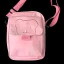 Детская сумка кросс-боди Мишка Тедди в корейском стиле 22х16х6 см розовая (25-578)
