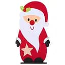 Новогодняя фигура из фетра House of Seasons Санта 46.5х27.5х6 см (8720362025184_2)