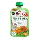 Пюре Holle Veggie Bunny, из моркови, сладкого картофеля и горошком, 100 г