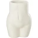Кашпо J-Line в форме фигуры белого цвета (40085)