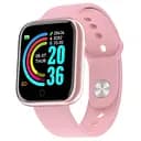 Фітнес-браслет D20 тонометр, пульсометр, крокомір Pink (16095)