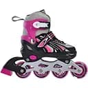 Ролики Profi A4146-S-P розсувні, шнурівка + бакля, діаметром 64 мм, розмір 31-34 фіолетові