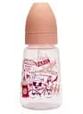 Бутылочка для кормления Lindo, с силиконовой соской, 125 мл, розовый (Pk 053 роз)