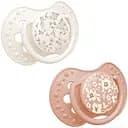 Пустышка силиконовая динамическая LOVI Blossom 0-6 месяцев 2 шт. бежевая (22/921_newgirl)