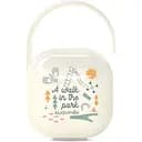 Футляр для пустышки Suavinex A walk in the park белый (308201)