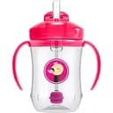 Поильник Dr. Brown's с силиконовой трубочкой, розовый, 270 мл