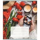 Зошит учнівський "Квіткові композиції" 060-610307K-2 в клітинку, 60 аркушів