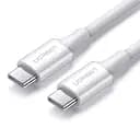 Кабель Ugreen US300 Type-C to Type-C 2 метра 5A 100 вт білий (UGR-60552)