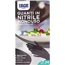 Рукавиці одноразові Irge нітрилові чорні розмір M 100 шт