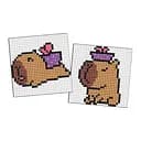 Алмазна мозаїка Капібара 10 AMS1172 на самоклеючій основі 9х9 см