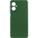 Чохол Silicone Cover Lakshmi Full Camera (A) для TECNO Spark 9 Pro (KH7n) Зелений / Dark green
