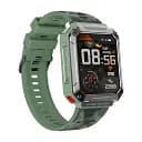 Смарт-годинник з навушниками LEMFO T93 силіконовий ремінець Black Green (16343)